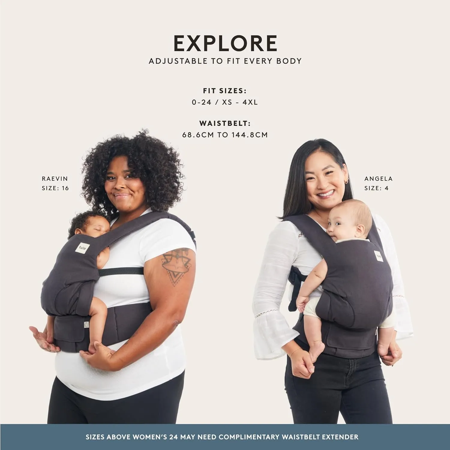 Baby Tula Explore Mesh Baby Carrier 7 – 45 lb, Adjustable Newborn to Toddler Carrier, Multiple Ergonomic Positions Front and Back, Breathable and Cool – Explore   Mesh, Daisy Chain
