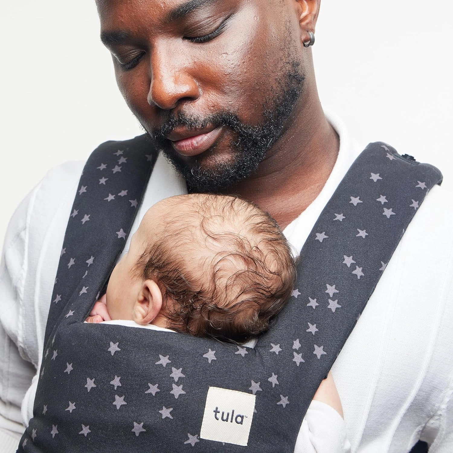 Baby Tula Explore Cotton Baby Carrier 7 – 45 lb, Adjustable Newborn to Toddler Carrier, Multiple Ergonomic Positions Front and Back, Soft and Supportive – Tula Coast, Discover