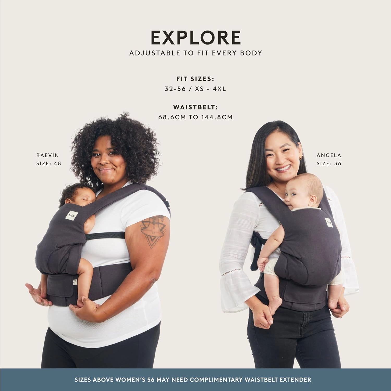 Baby Tula Explore Mesh Baby Carrier 7 – 45 lb, Adjustable Newborn to Toddler Carrier, Multiple Ergonomic Positions Front and Back, Breathable and Cool – Tula Coast   Mesh, Beyond