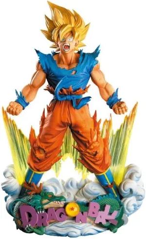Banpresto - Figurine DBZ - Son Goku Super Saiyan Super Master Stars Piece Diorama 20cm - 3296580262298