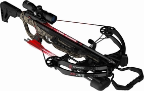 Barnett Explorer XP385 Veil Camo Hunting Crossbow - Fast, Lightweight, Compact, Premium Crossbow with Adjustable Buttstock, Triggertech Trigger, Rope Hold Groove, Side Mount Quiver