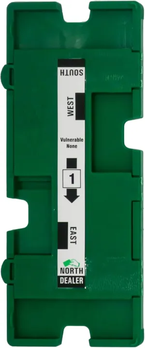 Baron Barclay Imperial Plus Duplicate Boards for Bridge - Set of 36 (Green)