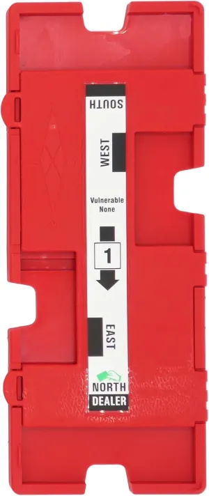 Baron Barclay Imperial Plus Duplicate Boards for Bridge - Set of 36 (Red)