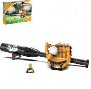 Baseball Building Blocks Kits, Baseball Bat & Baseball Gloves Model Toy Set, Bedroom Decorations, Stadium Creative Gifts for Sports Fans, 968 Pcs