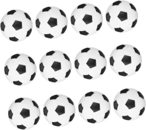 BESPORTBLE 12 Pcs Mini Soccer Balls for Desktop Soccer for Fun and Interactive Gameplay at Home Office Travel Compact and Easy to Carry