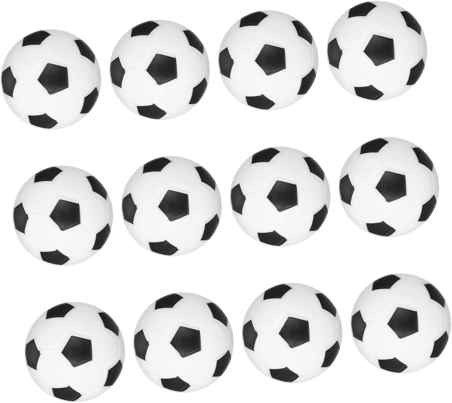 BESPORTBLE 12 Pcs Mini Soccer Balls for Desktop Soccer for Fun and Interactive Gameplay at Home Office Travel Compact and Easy to Carry