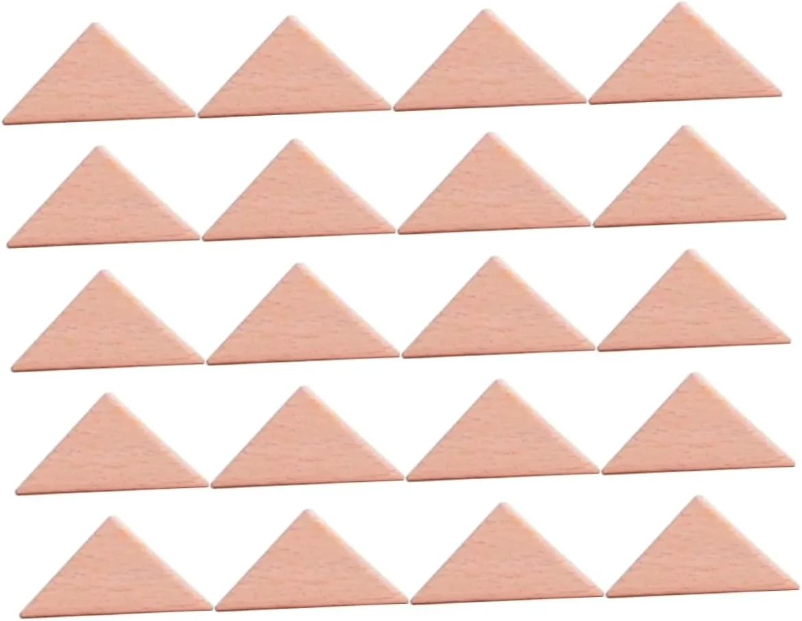 BESPORTBLE 20pcs Geometric Building Blocks Beech for Fun Stem Educational Building Present for Home Kindergarten and