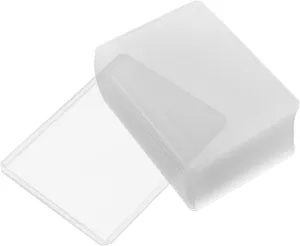 BESPORTBLE 30pcs Hard Card Holder Sleeves Transparent Plastic Game Card Protectors for Storing Safeguarding Material Simple Practical Design