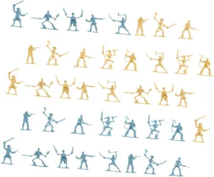 BESPORTBLE Pirate Soldier Figures 100pc Miniature Toy Soldiers Pirate Skeleton Warrior
