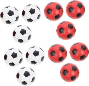 BESPORTBLE Table Footballs Balls 12pcs Mini Table Foosball Balls Replacement Table Soccer Balls Set