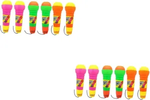 BESTonZON 12 Pcs Echo Microphone Kids Educational Toys Kids Mics Taste Small Microphone Child