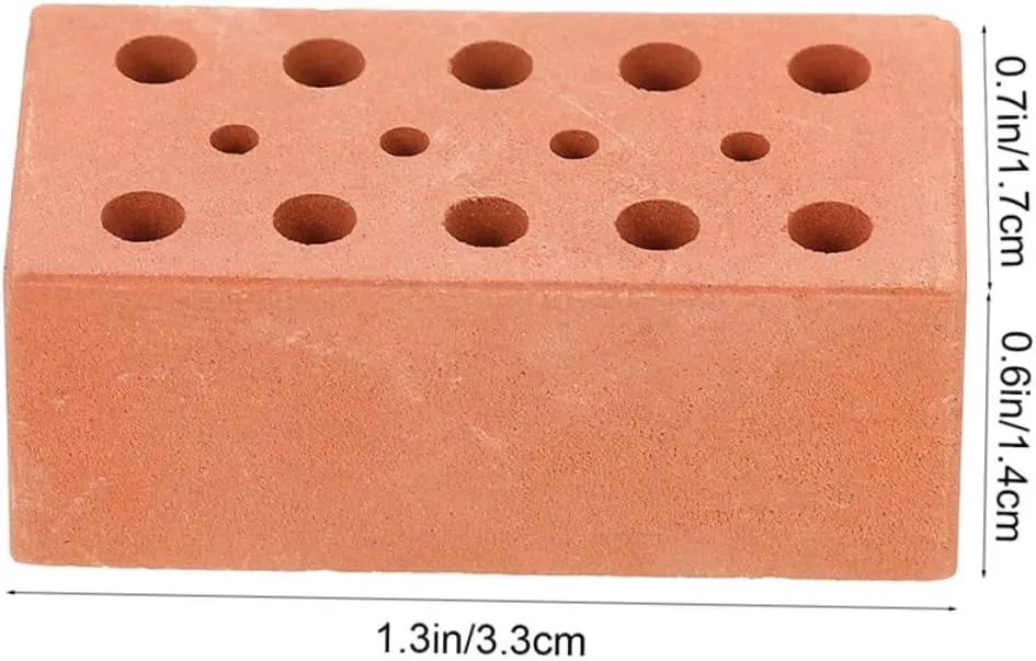 BESTonZON 30pcs Miniature Bricks for Dollhouse Crafting Tiny Building Blocks for Creative Play Portable Design for Architectural Simulation and Imaginative Projects