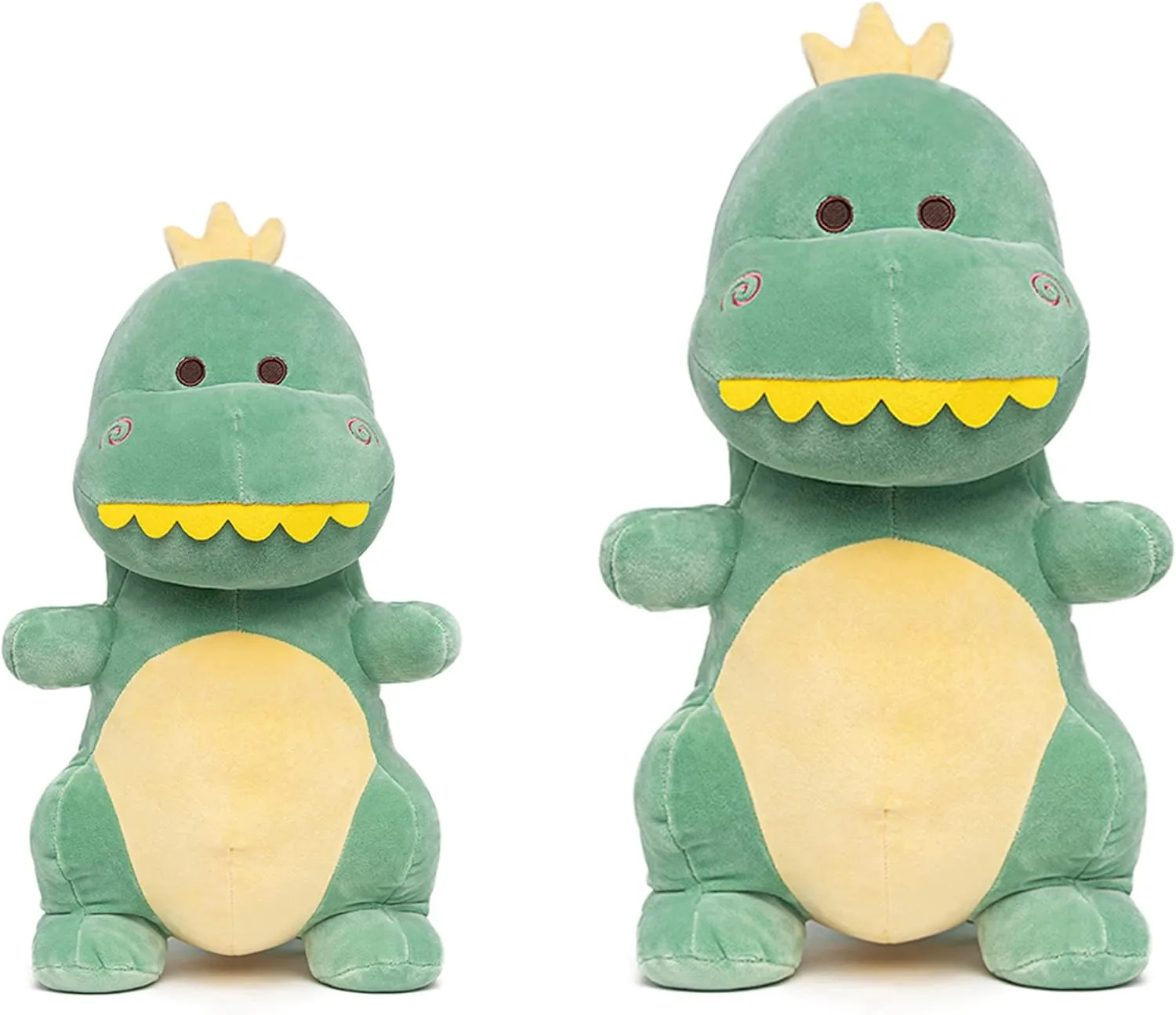 Big Dinosaur Plush Toy, 15.7" Soft Dinosaur Plushie, Cute Dino Stuffed Animal for Boys, Girls, Baby, Kids, Green
