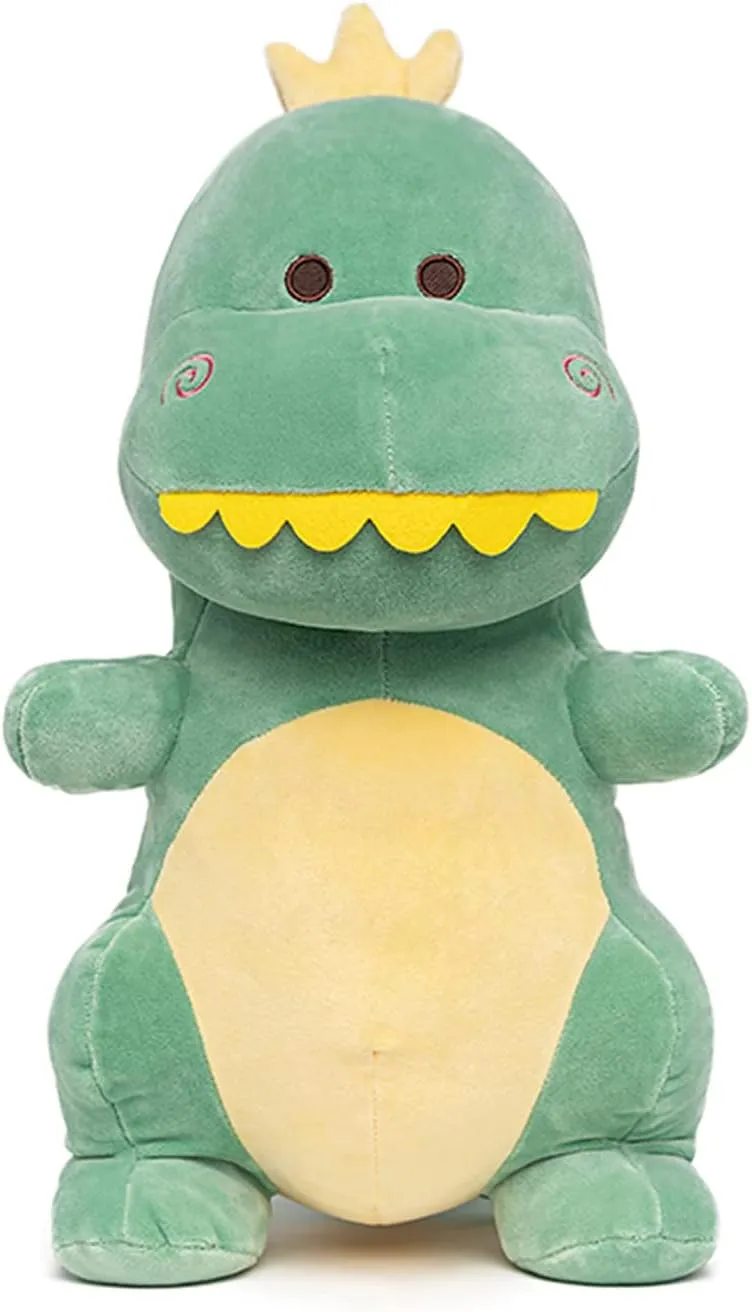 Big Dinosaur Plush Toy, 15.7" Soft Dinosaur Plushie, Cute Dino Stuffed Animal for Boys, Girls, Baby, Kids, Green