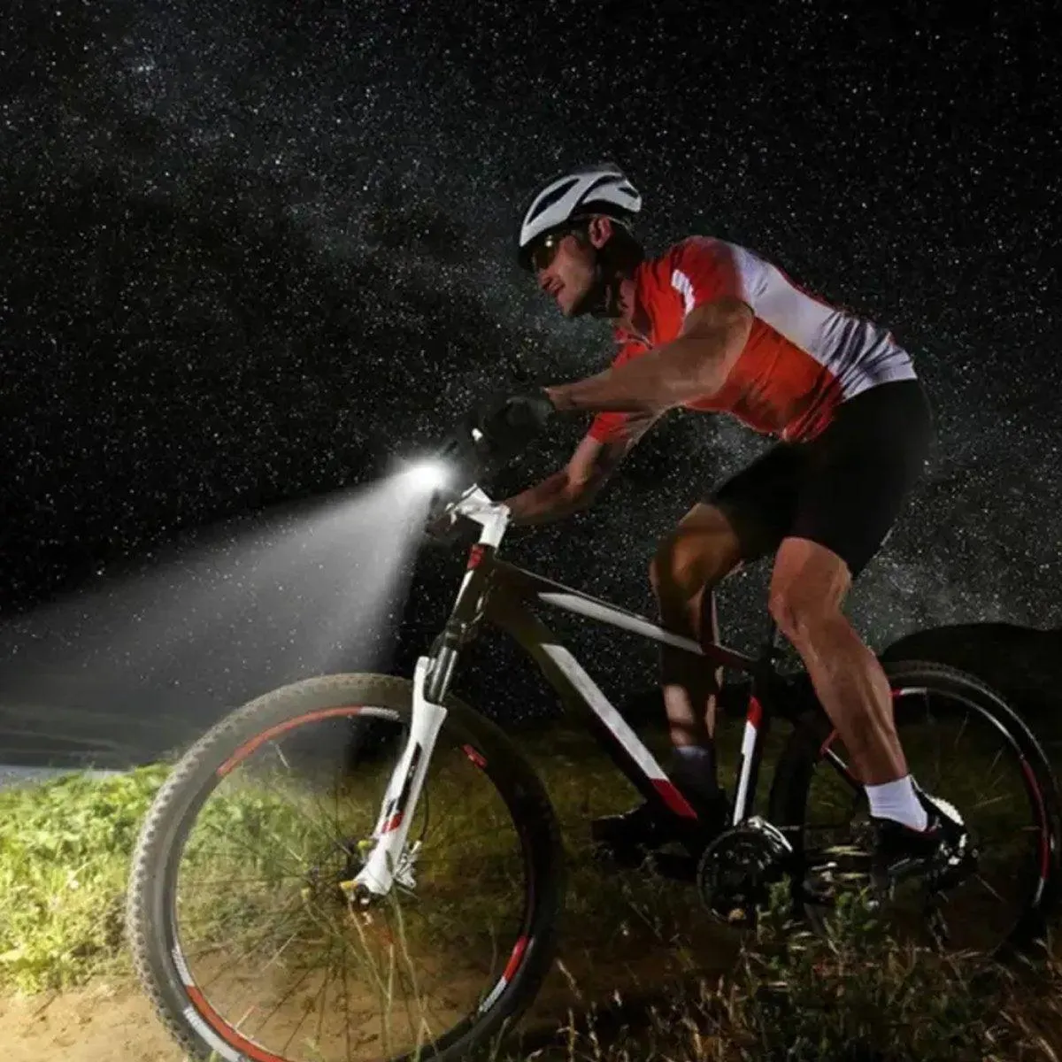 Bike Light Set Rechargeable LED Bicycle Lights Waterproof Front Rear Headlight