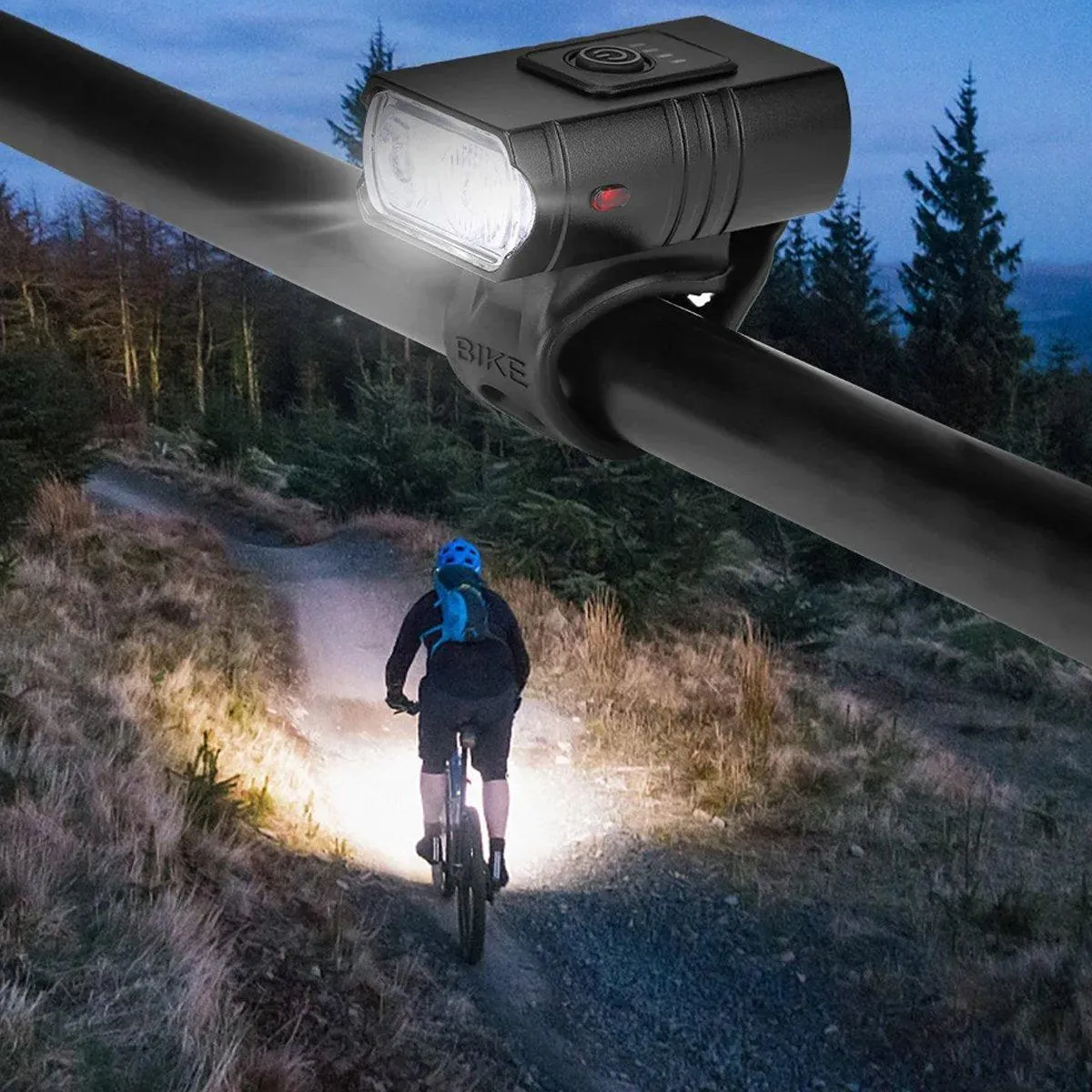 Bike Light Set Rechargeable LED Bicycle Lights Waterproof Front Rear Headlight