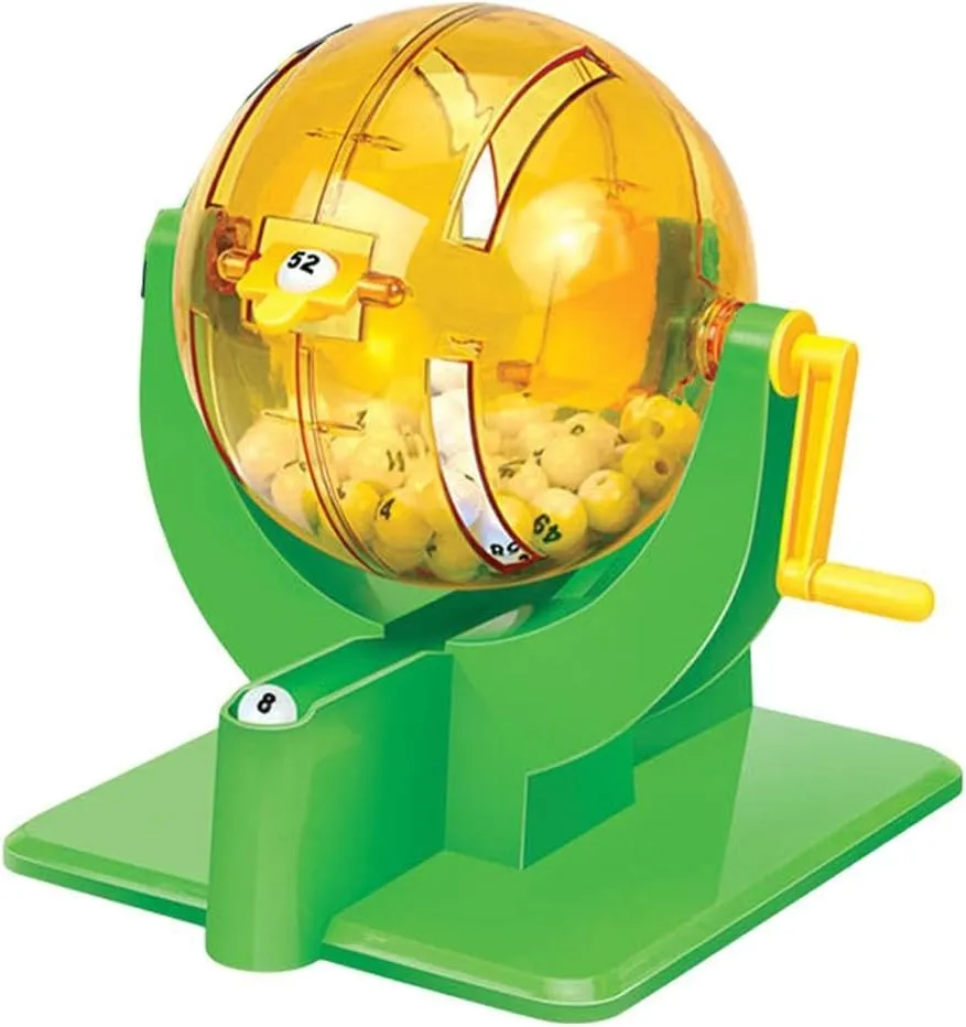 Bingo Game Set Mini Lottery Balls Machine Family Game Practical Multifunctional