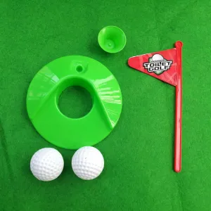 BINGS bingxqiso Toilet Golf Toilet Mini Suit Leisure Sports Toy-Bathroom Mini Putter Golf Game mat Set