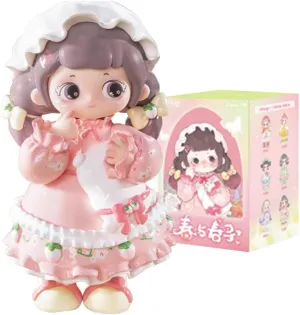 Blind Box Figures Toys,4.7" Cute Mini Dolls Kawaii Ziyuli Series-Spring Friend Party PVC Blind Box Doll Collectable Action Figure Posable Dress Up Doll for Girls Birthday Party Gift Toys