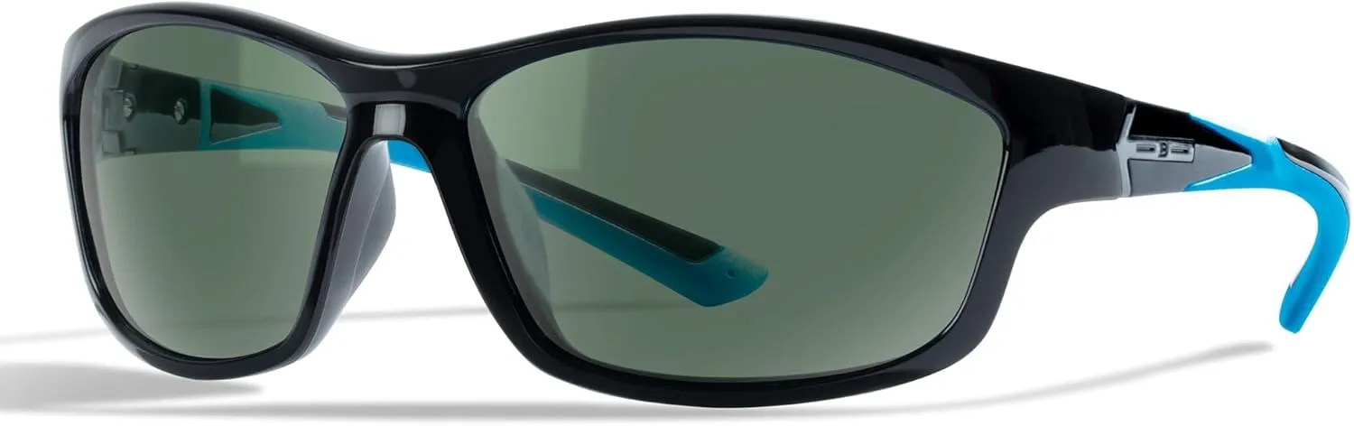 Bnus corning glass lens polarized sunglasses for men & Women italy made w. High Performance Plastic Lens option