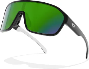 B.N.U.S Polarized Cycling Sunglasses for Men Women - Nano-Coated TR90 Frame, UV400 Protection, Unibody Lens Design