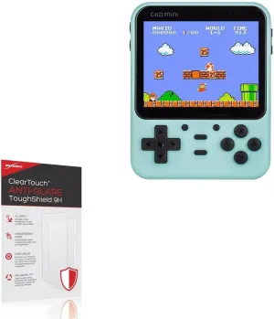 BoxWave Screen Protector Compatible with Game Kiddy GKD Mini - ClearTouch Anti-Glare ToughShield 9H (2-Pack), Anti-Glare 9H Tough Flexible Film Screen Protector
