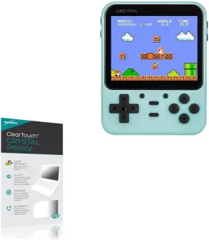 BoxWave Screen Protector Compatible with Game Kiddy GKD Mini - ClearTouch Crystal Privacy (2-Pack), Privacy Screen Protector Flexible Film Clear