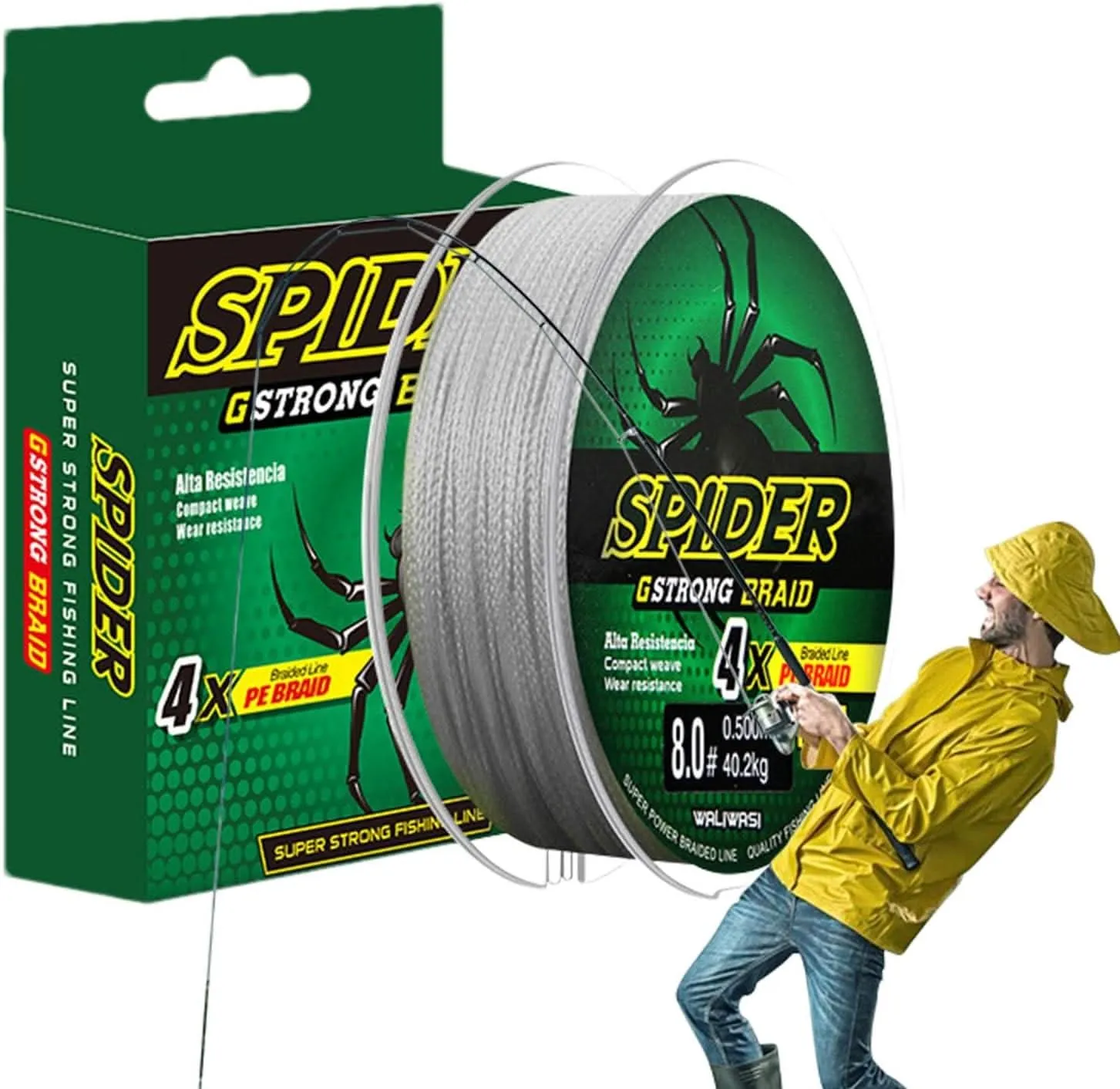Braided Fishing Line Abrasion Resistant Braided Wires 100 Mtr Braided Wire