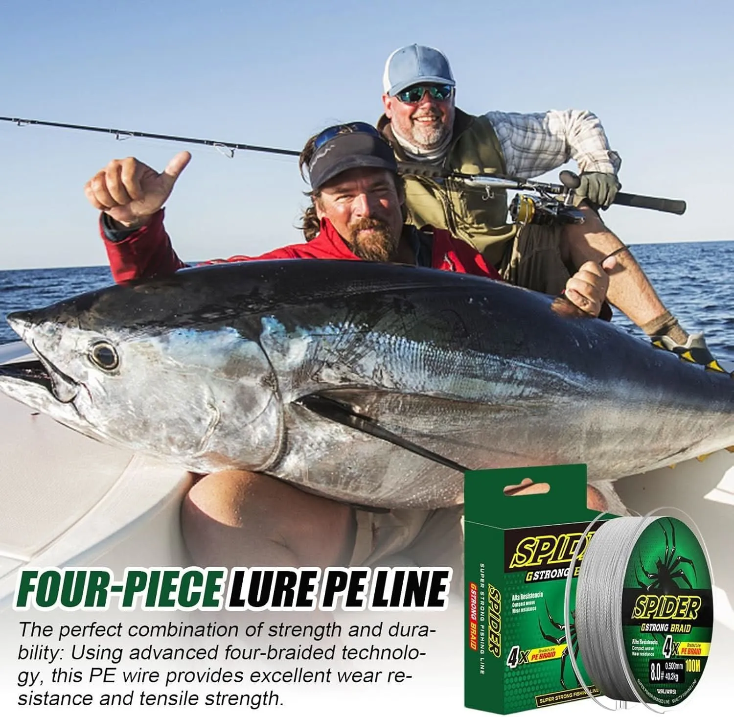 Braided Fishing Line Abrasion Resistant Braided Wires 100 Mtr Braided Wire