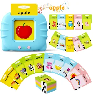bravokids Toddler Toys Talking Flash Cards for 1 2 3 4 5 6 Year Old Boys and Girls, Autism Sensory Toys for Autistic Children, 224 Sight Words Speech Therapy Learning Early Educational Toys for Kids