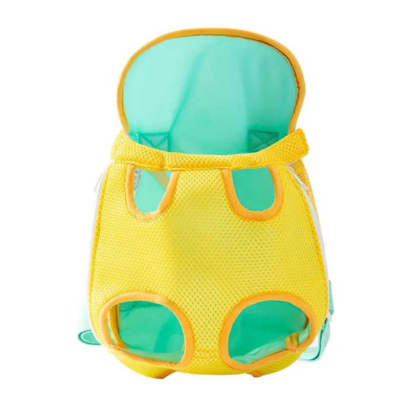 Breathable Outdoor Pet Carrier Backpack with Hoodie – Dual-Color, Lightweight & Waterproof