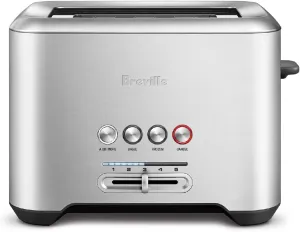 Breville Bit More Toaster 2 Slice BTA70XL, Brushed Stainless Steel
