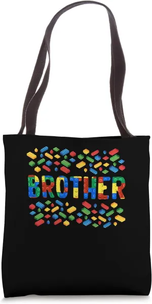 Brother Bricks Toy Blocks Building Block Brick Lover Tote Bag