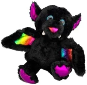 Bruce The Bat 8 Inch Stuffed Animal Soft Plush Toy Bat with Wings for Kids Halloween Decor and Collectors – Cute Spooky Plushie for Imaginative Play Bedroom Display and Gift Giving