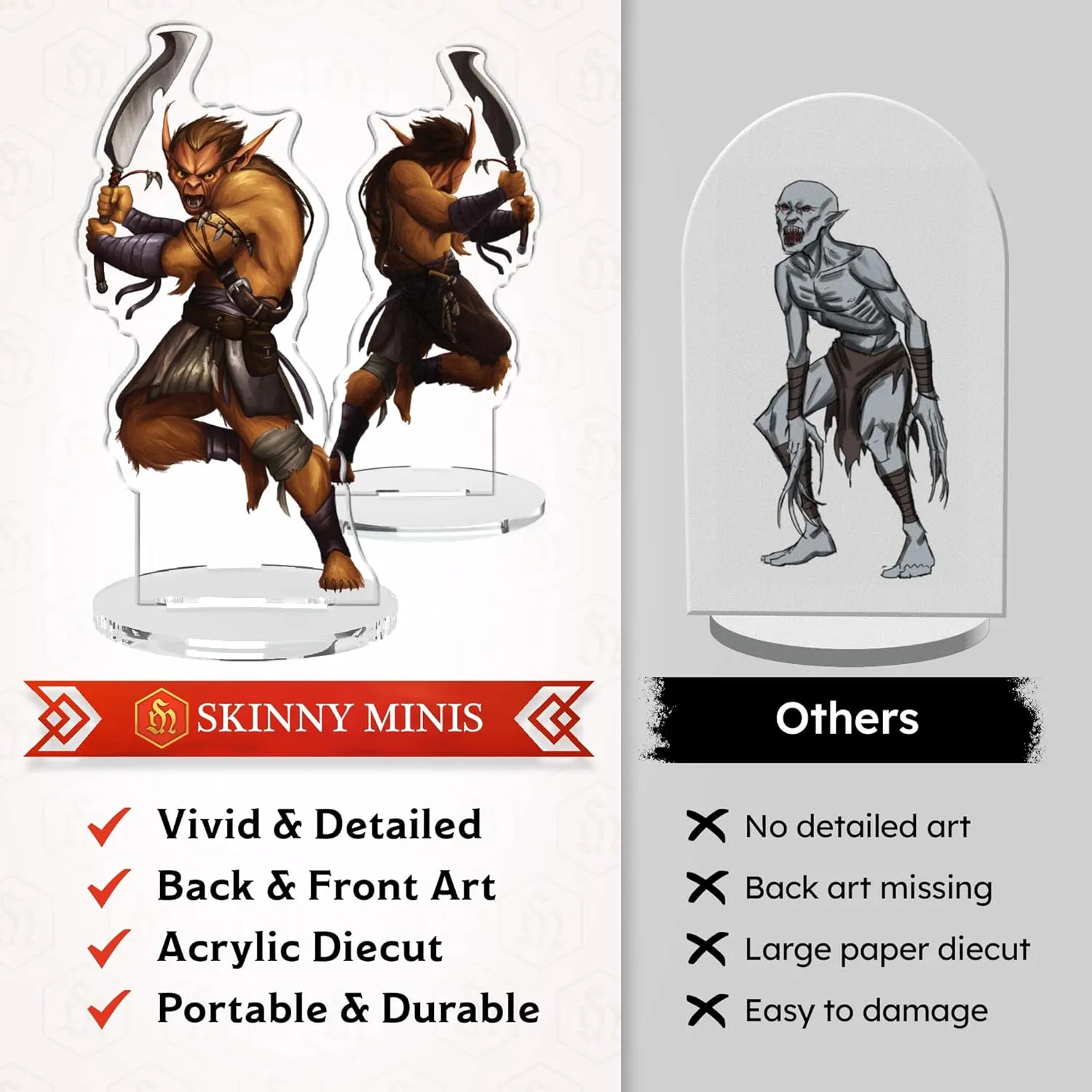 Bulk Acrylic Terrain Miniatures, Mini Figures, Miniature Trees, Miniature Plants, and Items for TTRPGs, and Combat Encounters in Forests, Castles, Villages