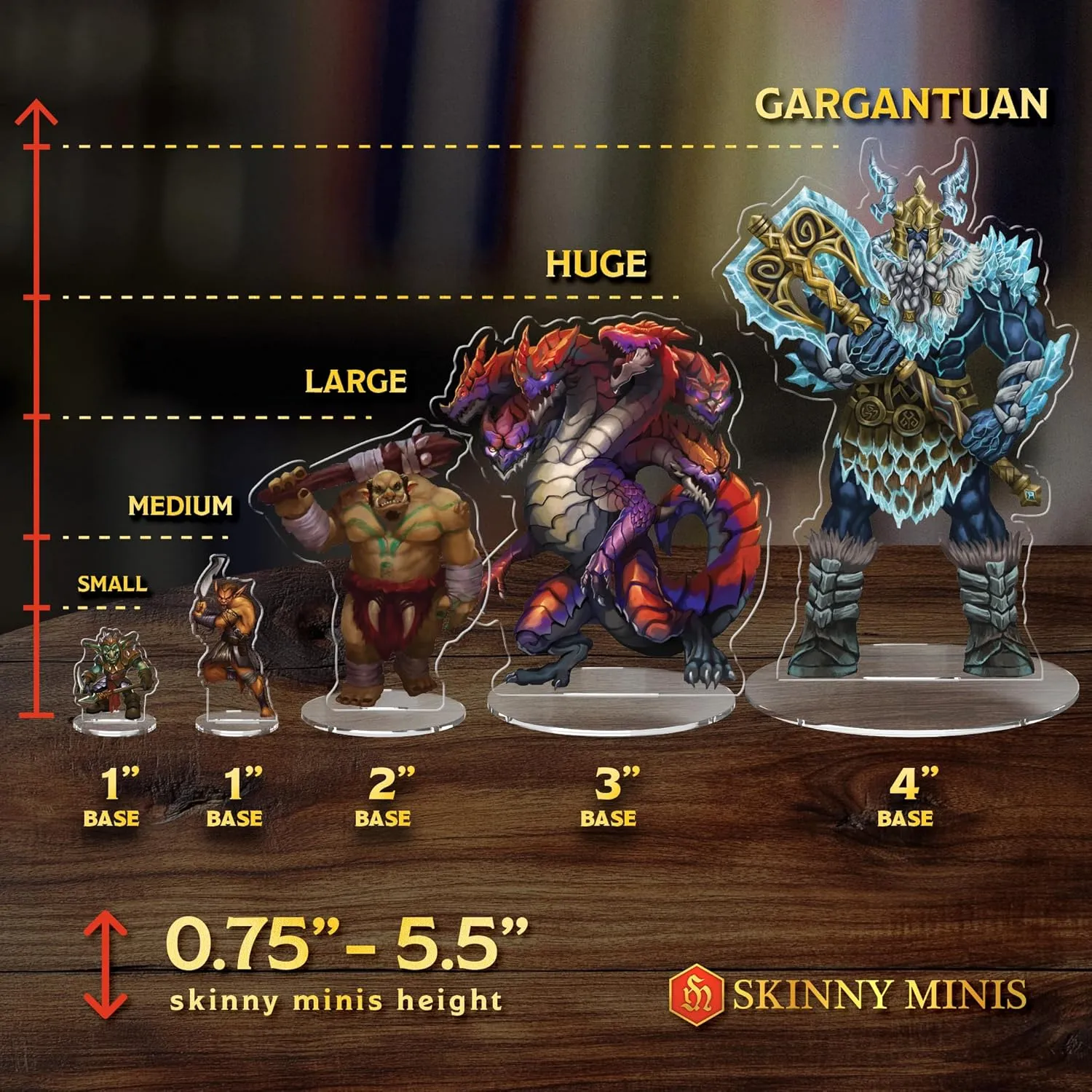 Bulk Acrylic Terrain Miniatures, Mini Figures, Miniature Trees, Miniature Plants, and Items for TTRPGs, and Combat Encounters in Forests, Castles, Villages