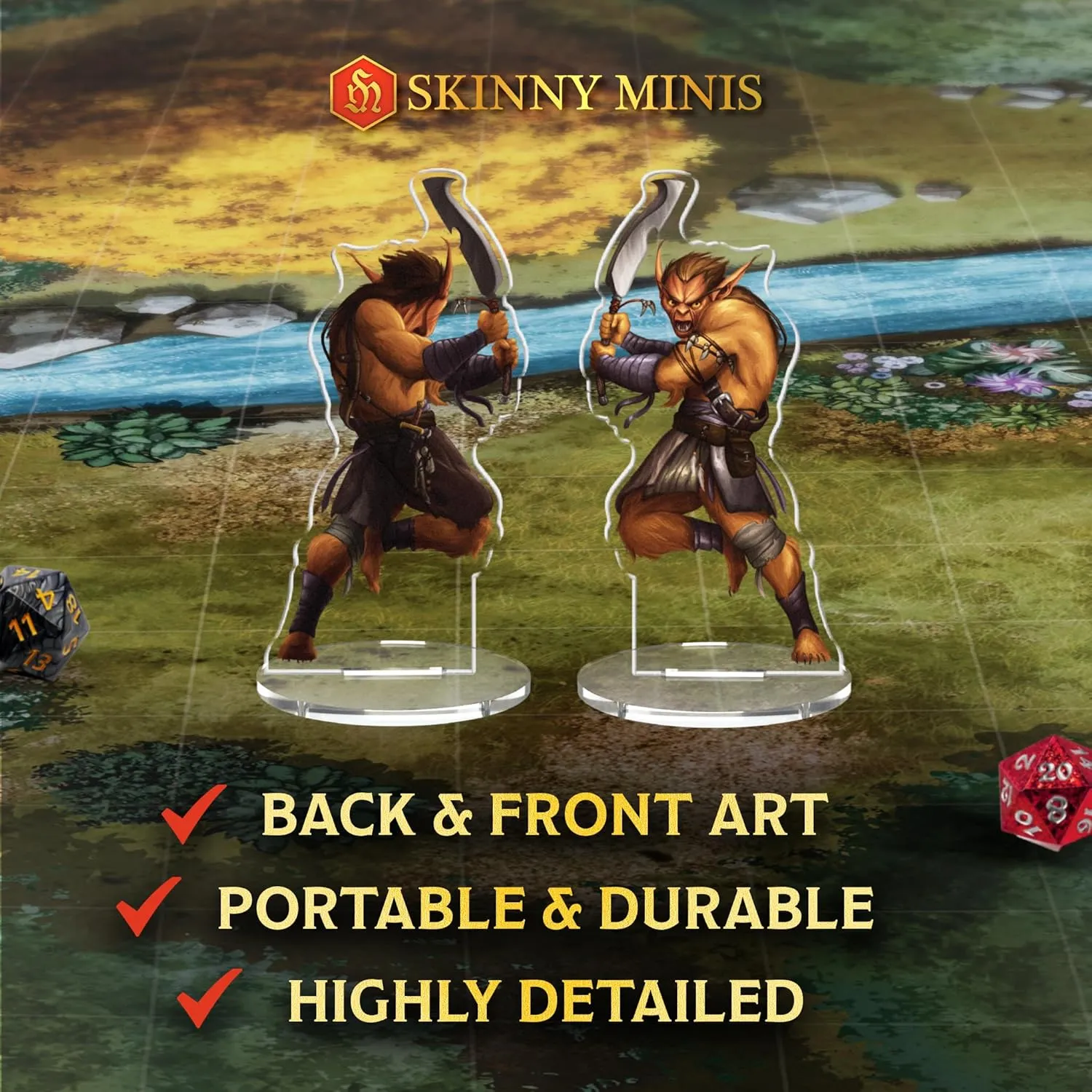 Bulk Acrylic Terrain Miniatures, Mini Figures, Miniature Trees, Miniature Plants, and Items for TTRPGs, and Combat Encounters in Forests, Castles, Villages