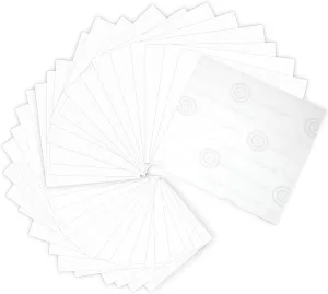 Bullseye Thinfire Kiln Shelf Paper for glass fusing supplies - 30 Sheets 5'' x 5'' Small Kiln Paper for Ultra Smooth Surface