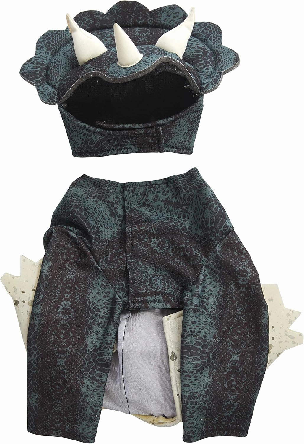 CALIFORNIA COSTUME COLLECTIONS Pet DINO PUP Dog Costumes, Dark Green, XS Neck 10 -12 Girth 12 -16 Back 8 US