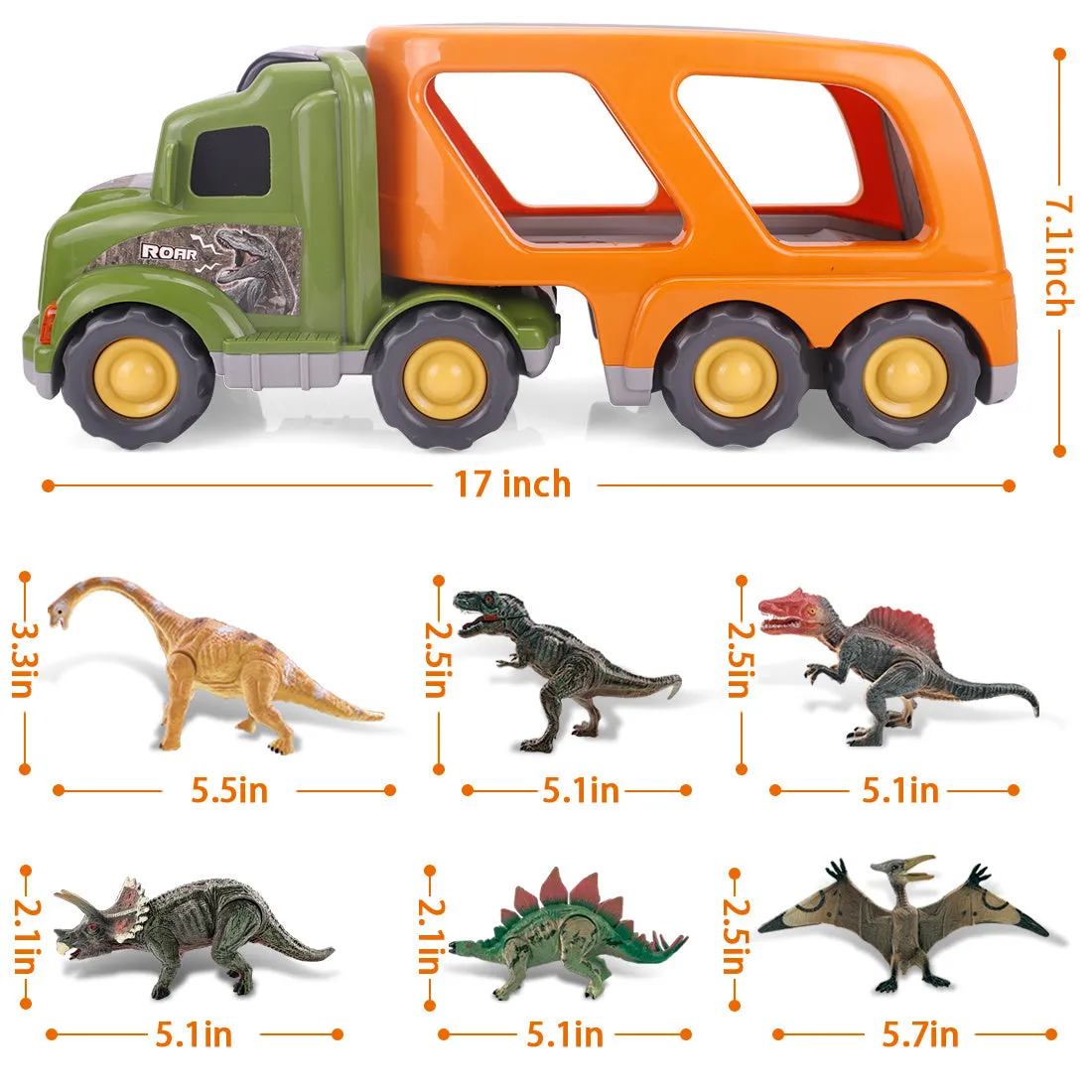 Car Transport Truck with Sound and Light