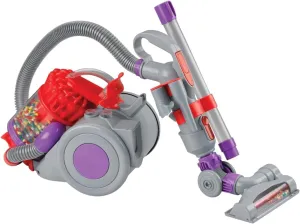Casdon Dyson DC22 Vacuum Cleaner | Toy Dyson DC22 Vacuum Cleaner For Children Aged 3  | Features Working Suction, Just Like The Real Thing,Grey/Purple/Red