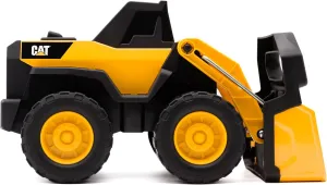 CAT Compact Steel Wheel Loader – 12” Construction Toy with Real Working Loader Arm & Durable Steel Parts – Ideal for Realistic Construction Play – Ages 3 