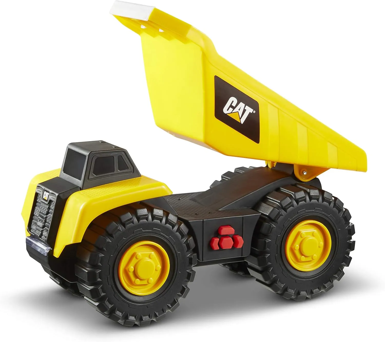 CAT Construction Toys, Cat Construction Tough Machines Toy Dump Truck, 10" w/Realistic Lights & Sounds, Rumbling Action, Movable Parts & Sturdy Plastic Construction