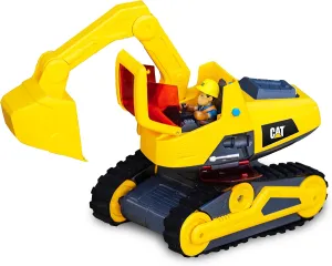 CAT Construction Toys, Power Action Crew Excavator, Light & Sound, Battery Operated, Ages 3 