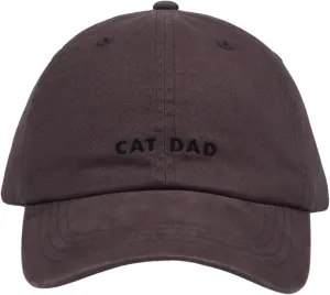 Cat Mom & Dad Hats for Proud Cat Parents | for Men & Women | Embroidered Text - Adjustable Fit - 100% Cotton