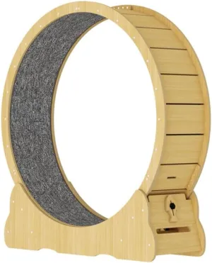 Cat Wheel Large Cat Treadmill High-Fiber Board Silent No-Claw Cat Climbing Frame Pet Cat Toy Sports Fitness Running Wheel Cat Wheels(C,X-Large)