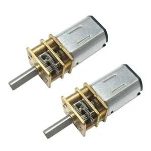CHANCS N20 DC Mini Metal Gear Motor 3V 3RPM Shaft Length 10mm High Torque Speed Reduction Small Motor for Power Tools 2PCS