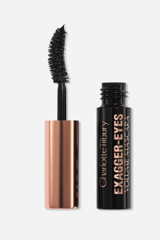 Charlotte Tilbury Exagger-Eyes Volume Mascara, Black, Mini, 0.06 fl oz