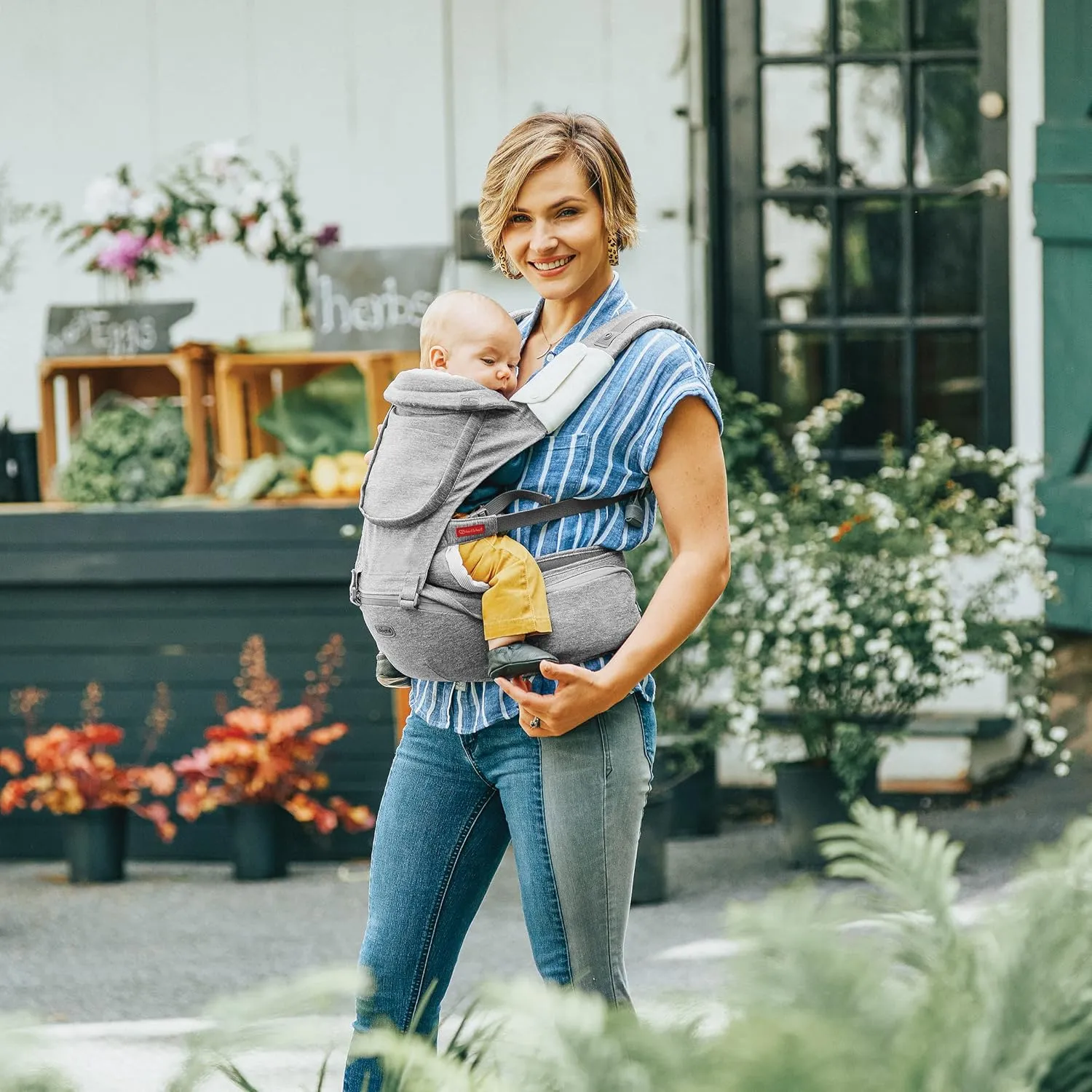 Chicco Sidekick Plus 3-in-1 Hip Seat Carrier - Titanium | Grey