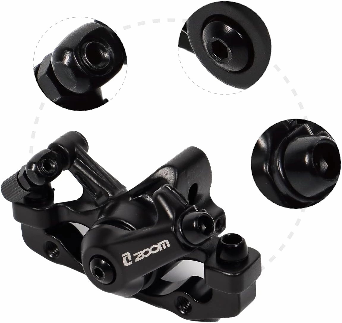 Chooee Bike Mechanical Disc Brake Set,Mountain Bike Front and Rear Line Pulling Brake Caliper for MTB
